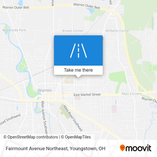 Mapa de Fairmount Avenue Northeast