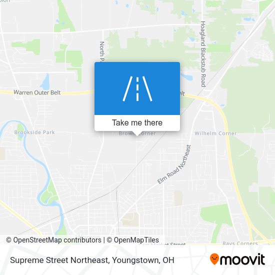 Supreme Street Northeast map