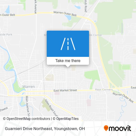 Guarnieri Drive Northeast map
