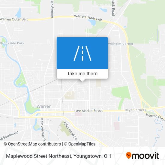 Maplewood Street Northeast map