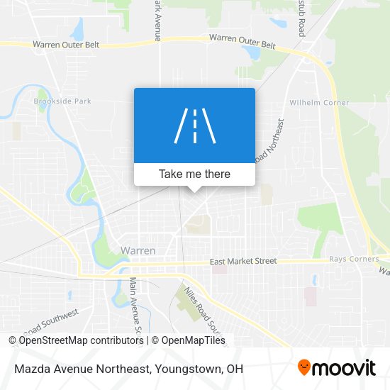 Mazda Avenue Northeast map