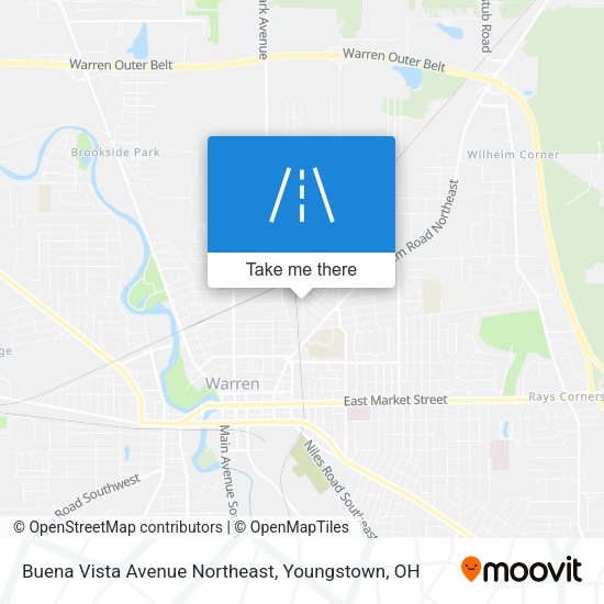 Buena Vista Avenue Northeast map