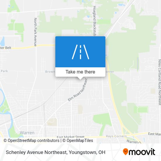 Schenley Avenue Northeast map