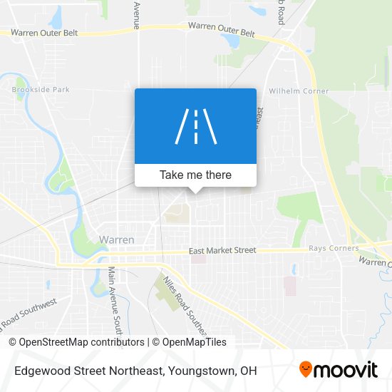 Edgewood Street Northeast map
