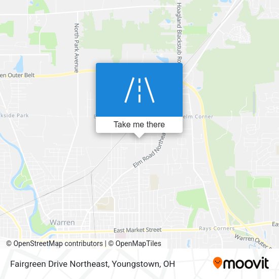 Mapa de Fairgreen Drive Northeast