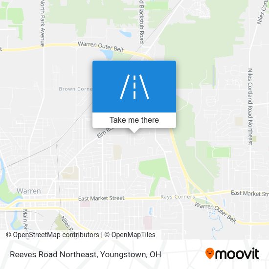 Reeves Road Northeast map