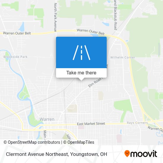 Mapa de Clermont Avenue Northeast