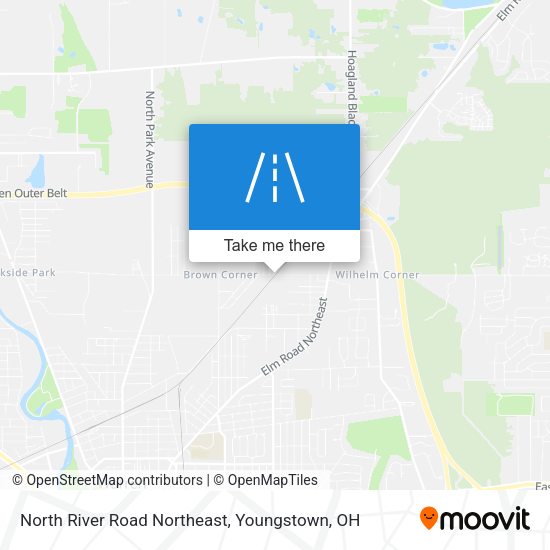 Mapa de North River Road Northeast