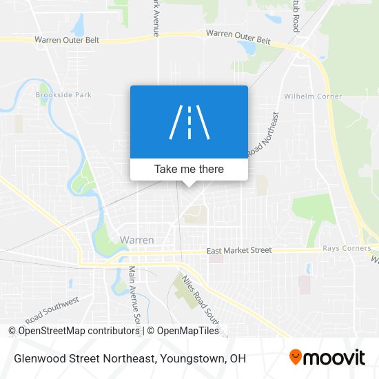 Mapa de Glenwood Street Northeast
