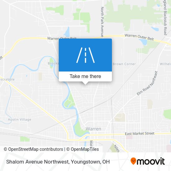 Shalom Avenue Northwest map