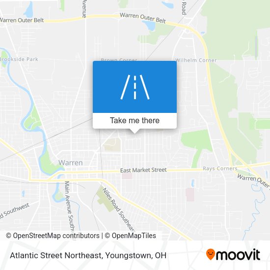 Atlantic Street Northeast map