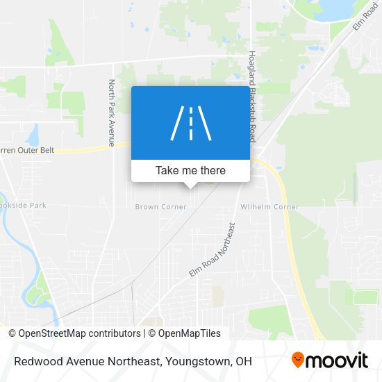 Redwood Avenue Northeast map