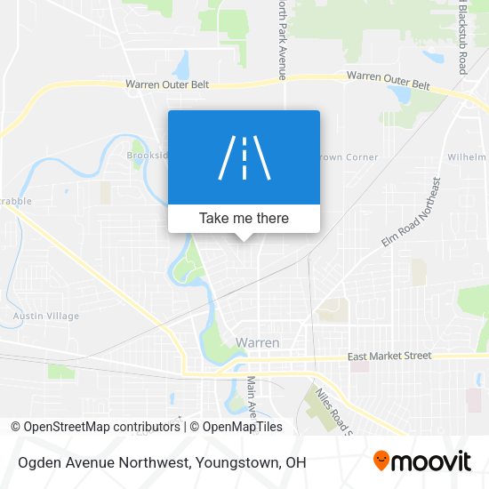Ogden Avenue Northwest map