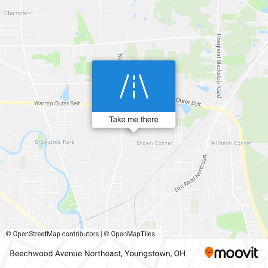 Mapa de Beechwood Avenue Northeast