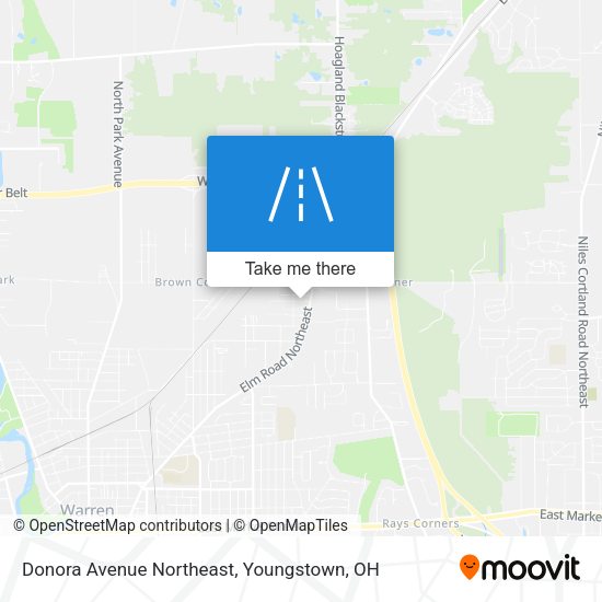 Mapa de Donora Avenue Northeast