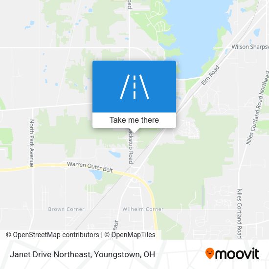 Janet Drive Northeast map