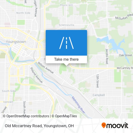 Mapa de Old Mccartney Road