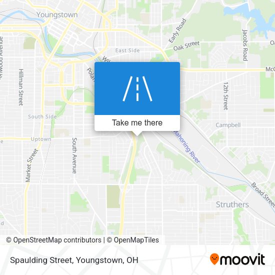 Spaulding Street map