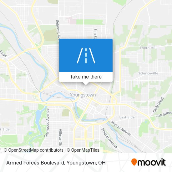 Armed Forces Boulevard map