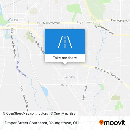 Mapa de Draper Street Southeast