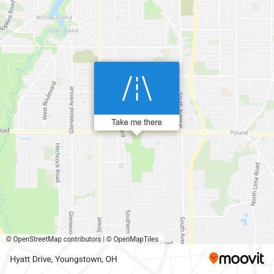 Mapa de Hyatt Drive