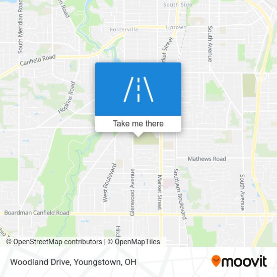 Mapa de Woodland Drive