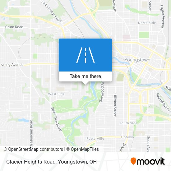 Glacier Heights Road map