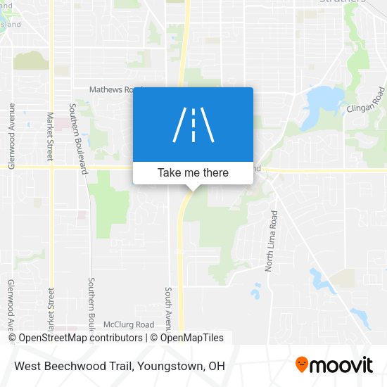 West Beechwood Trail map