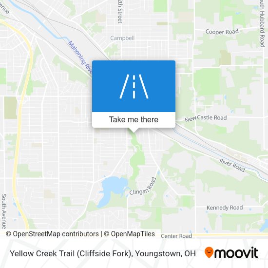 Yellow Creek Trail (Cliffside Fork) map