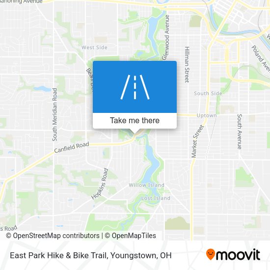 East Park Hike & Bike Trail map