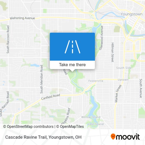 Cascade Ravine Trail map