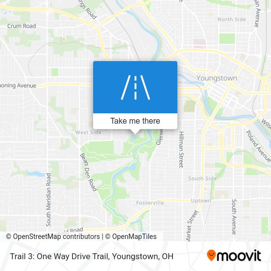 Mapa de Trail 3: One Way Drive Trail