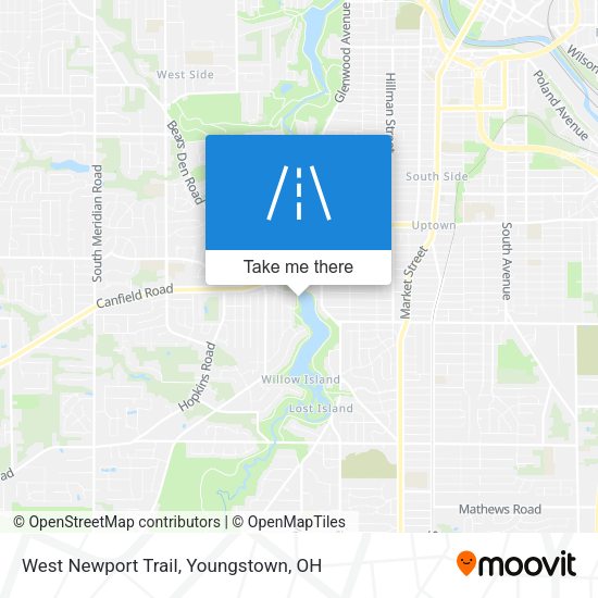 West Newport Trail map