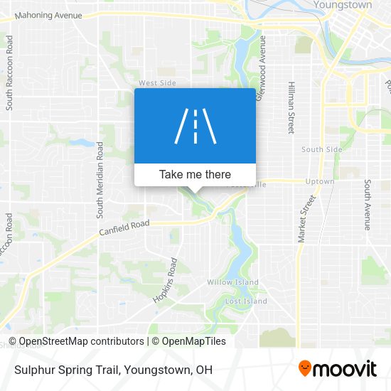 Sulphur Spring Trail map