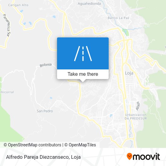 Mapa de Alfredo Pareja Diezcanseco
