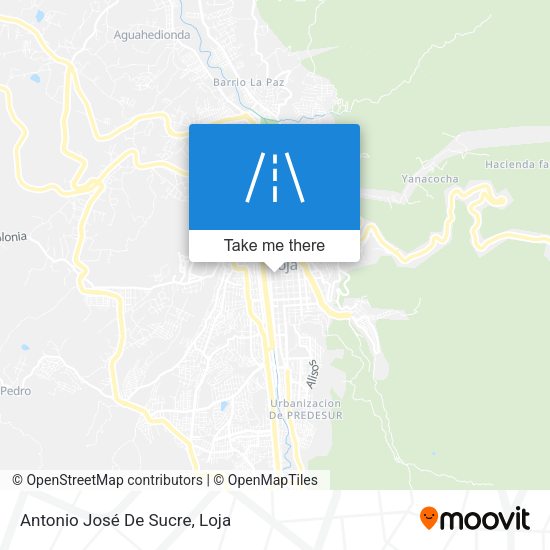 Antonio José De Sucre map