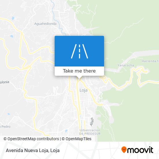 Mapa de Avenida Nueva Loja