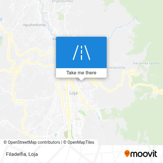 Filadelfia map