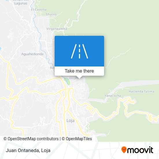 Mapa de Juan Ontaneda