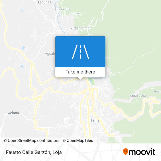Mapa de Fausto Calle Garzón