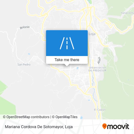 Mariana Cordova De Sotomayor map