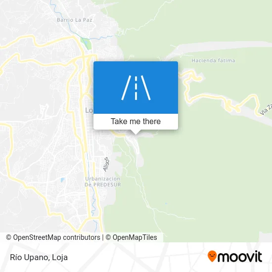 Río Upano map
