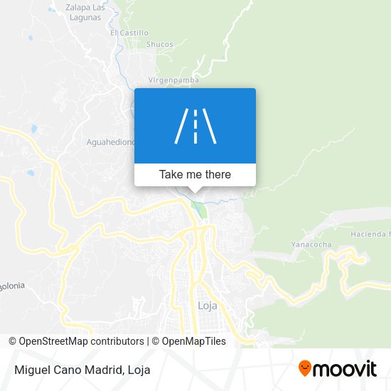 Mapa de Miguel Cano Madrid