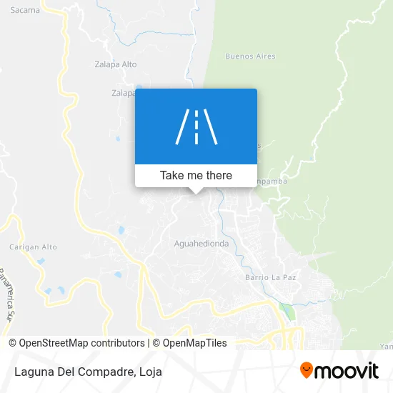 Laguna Del Compadre map