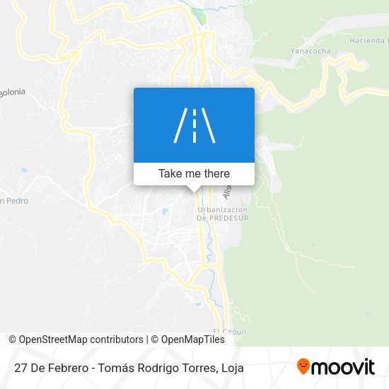 Mapa de 27 De Febrero - Tomás Rodrigo Torres