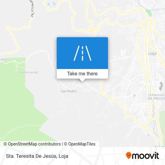 Sta. Teresita De Jesús map