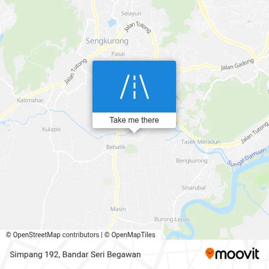 Simpang 192 map