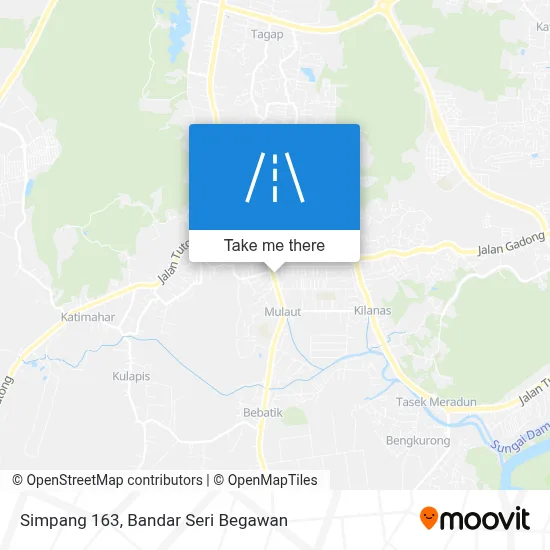 Simpang 163 map