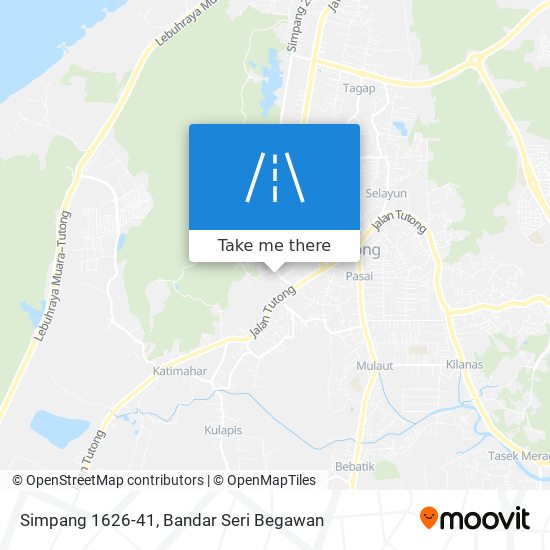Simpang 1626-41 map