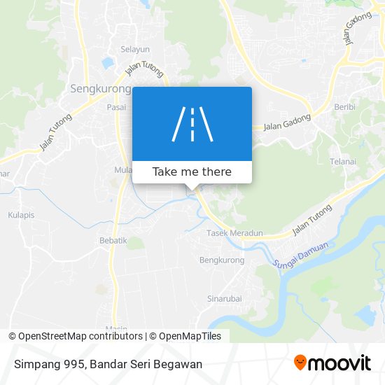 Simpang 995 map